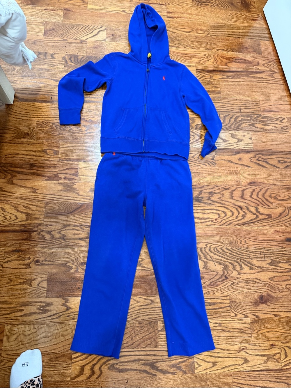 Ralph Lauren Royal Blue Kids Hoodie & Joggers Set